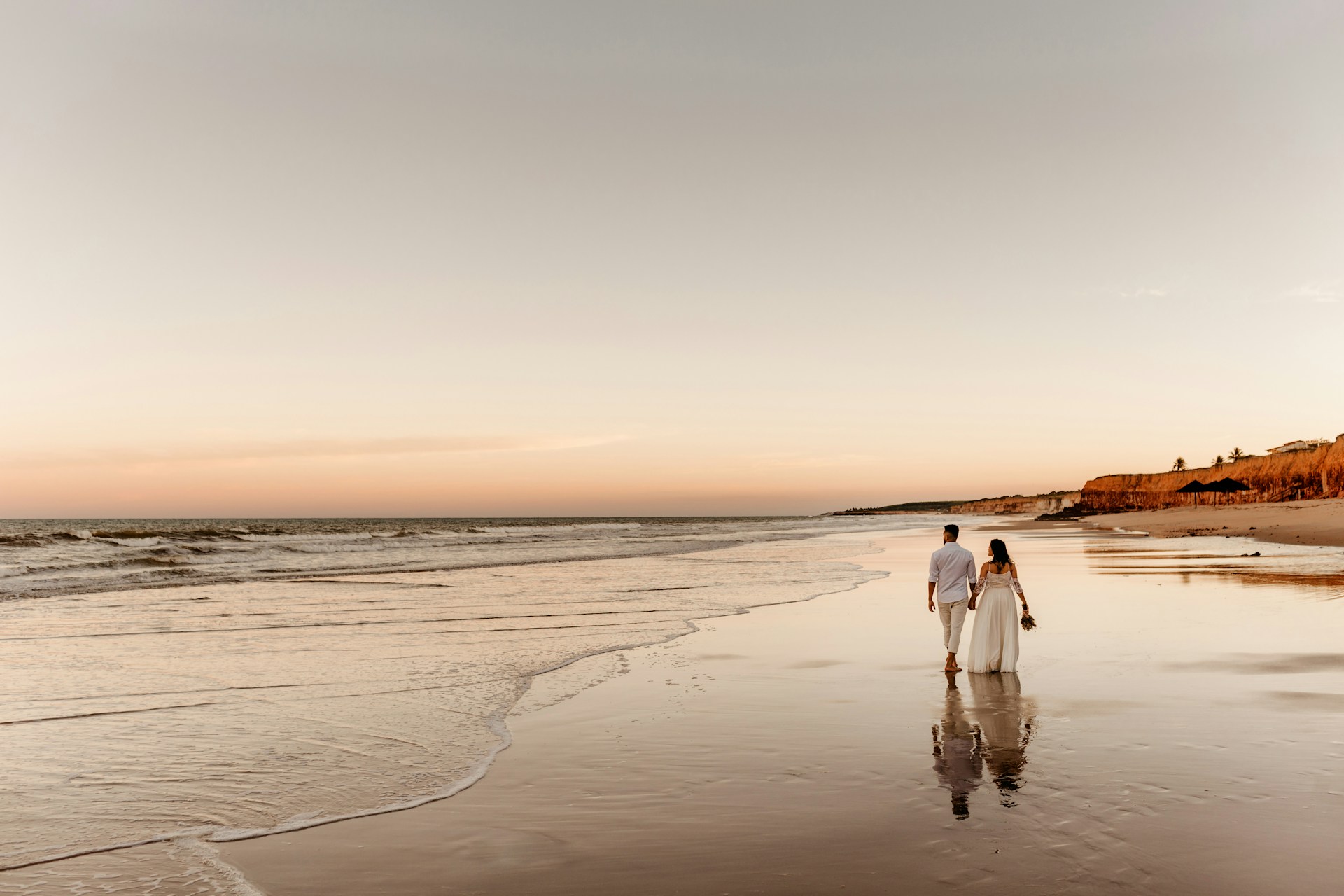 Ocean-view wedding ceremony at Black Sand Hotel